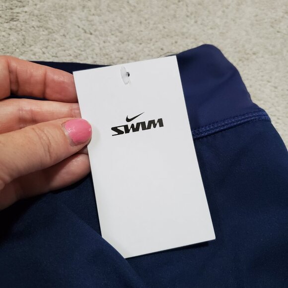 NIKE NWT Swim Essential Board Shorts Bikini Liner Stretch Beach Blue Women's XXL - Picture 7 of 14